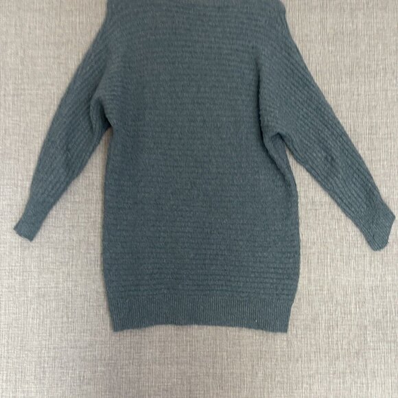 Pink Rose Oversize Sweater Tunic Dress Women’s Extra Small Blue Soft Macy's - Picture 9 of 13